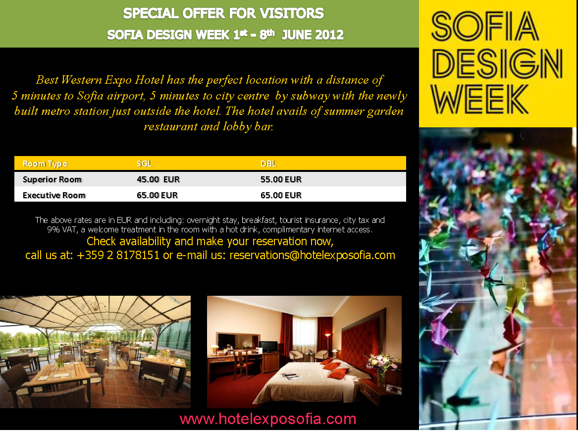 Sofia Design Week Festival Rate for visitors